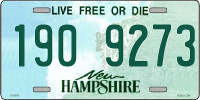 NH license plate 1909273