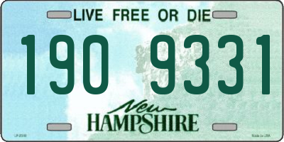 NH license plate 1909331