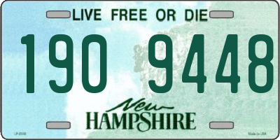 NH license plate 1909448