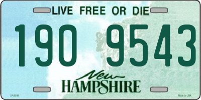 NH license plate 1909543