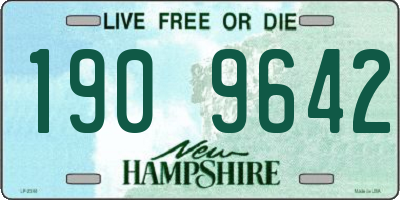 NH license plate 1909642