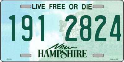 NH license plate 1912824