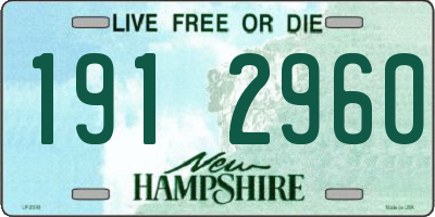 NH license plate 1912960