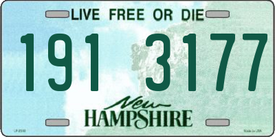 NH license plate 1913177