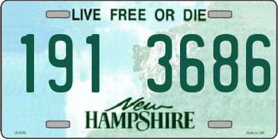 NH license plate 1913686