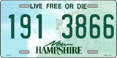 NH license plate 1913866