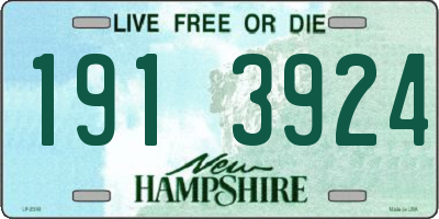 NH license plate 1913924