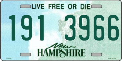 NH license plate 1913966