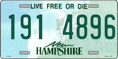 NH license plate 1914896