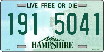 NH license plate 1915041