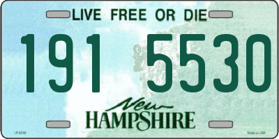 NH license plate 1915530