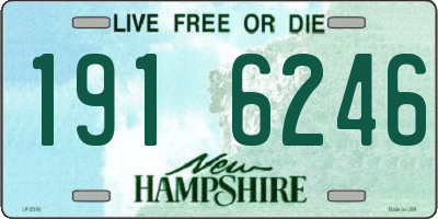 NH license plate 1916246