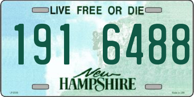 NH license plate 1916488
