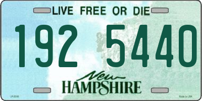 NH license plate 1925440