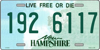 NH license plate 1926117