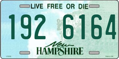 NH license plate 1926164