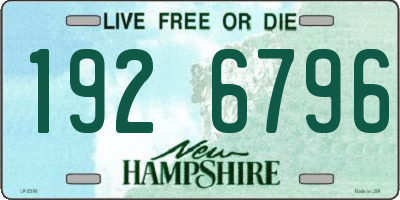 NH license plate 1926796