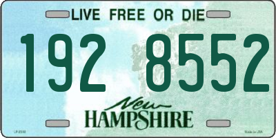 NH license plate 1928552