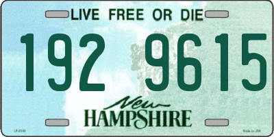 NH license plate 1929615