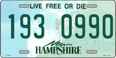 NH license plate 1930990