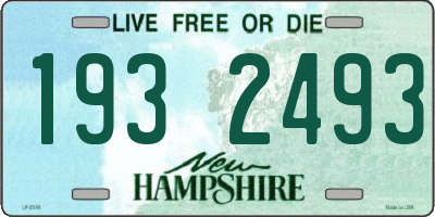 NH license plate 1932493