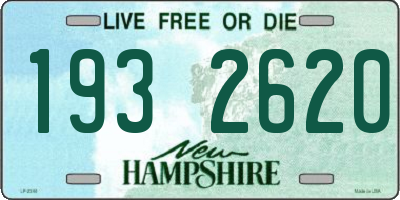 NH license plate 1932620