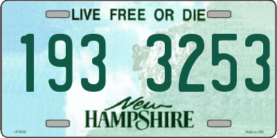 NH license plate 1933253