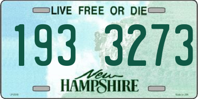 NH license plate 1933273