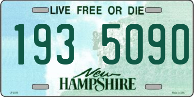 NH license plate 1935090