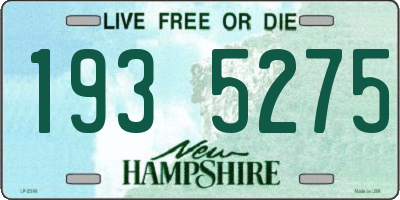 NH license plate 1935275