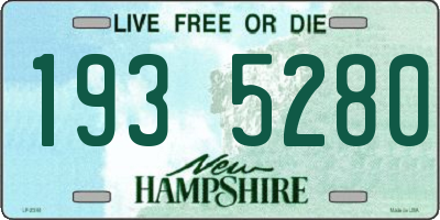 NH license plate 1935280