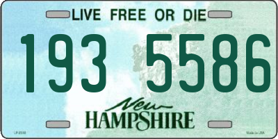 NH license plate 1935586