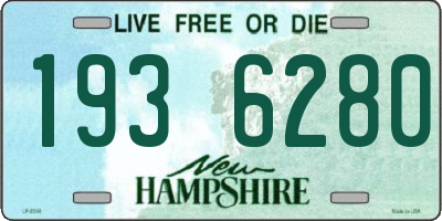 NH license plate 1936280