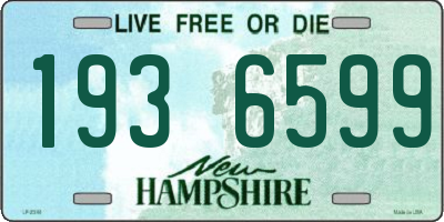 NH license plate 1936599