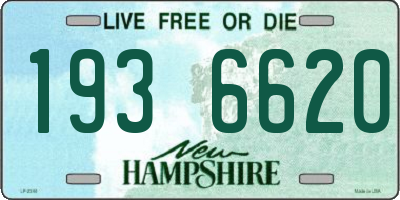 NH license plate 1936620