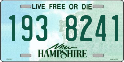 NH license plate 1938241