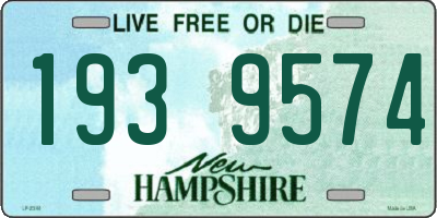 NH license plate 1939574