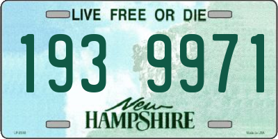 NH license plate 1939971