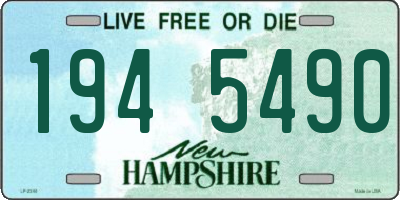 NH license plate 1945490