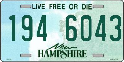 NH license plate 1946043