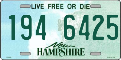 NH license plate 1946425