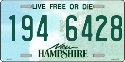 NH license plate 1946428