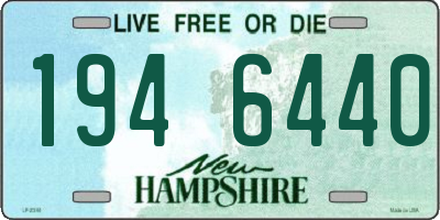 NH license plate 1946440