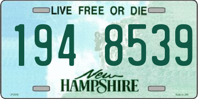 NH license plate 1948539