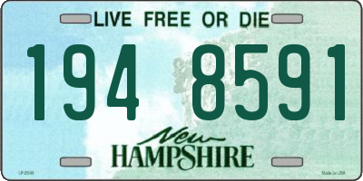 NH license plate 1948591
