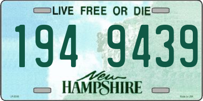 NH license plate 1949439