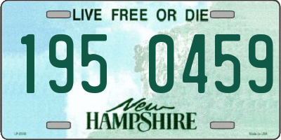 NH license plate 1950459
