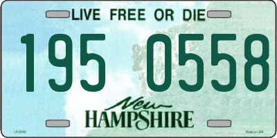 NH license plate 1950558