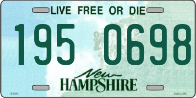 NH license plate 1950698