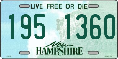 NH license plate 1951360